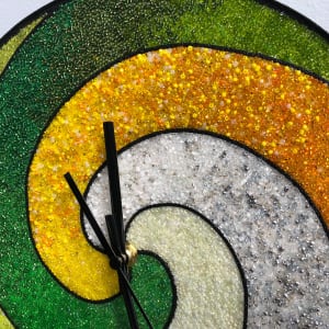 Swirl Clock by Sabrina Frey 