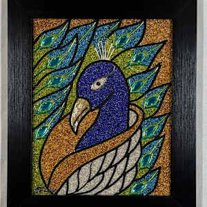 Gemmed Peacock by Sabrina Frey 