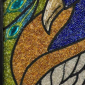 Gemmed Peacock by Sabrina Frey 