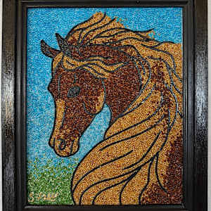 Horse Sampler by Sabrina Frey 