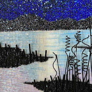 Moonlit Bayou #3 by Sabrina Frey 