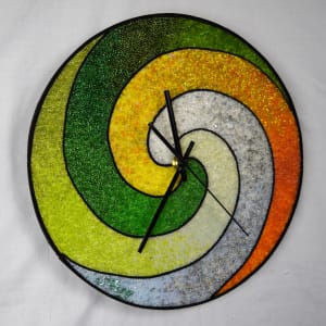 Swirl Clock by Sabrina Frey 