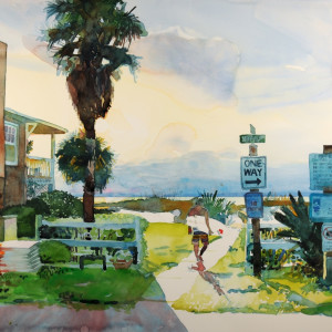 "South & Strand" (from the "Beach Access" series) by Robert H. Leedy