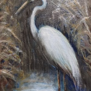 Peaceful Egret by Susan Bryant