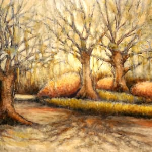 painting treescape by Susan Bryant