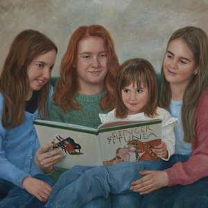Wilson Portrait Commission by Cynthia Feustel