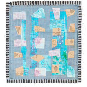 Abstract Cloth Collage 4 by Hollie Heller