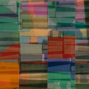 Grid Painting II by Hollie Heller 