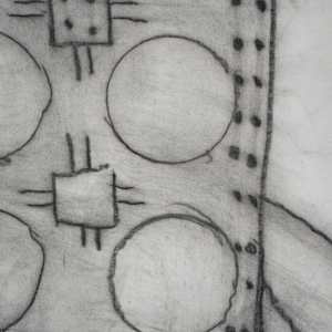 Drawing Series 10 by Hollie Heller, Image 3.