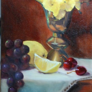 Yellow Pansies by Donna Pate