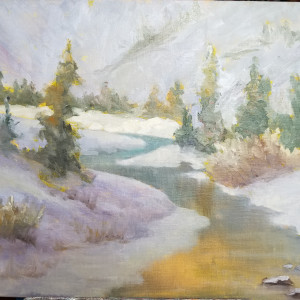 Truckee River Winter by Donna Pate