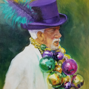 Mardi Gras Beads by Donna Pate, Image 1.
