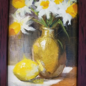 Daffodils with Lemon by Donna Pate
