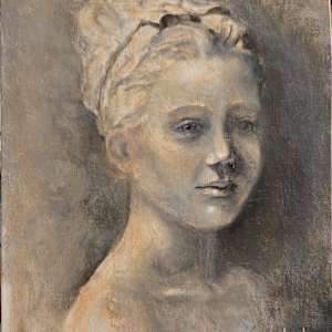 Portrait of a Young Girl by Donna Pate