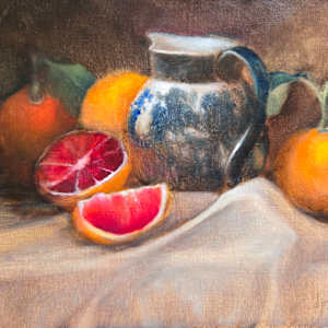 Blood Oranges and Flow Blue by Donna Pate