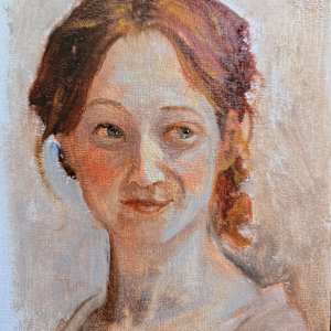 Portrait Study - Female #1 by Donna Pate, Image 1.