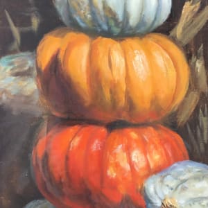 Stacked Pumpkins by Lina Ferrara