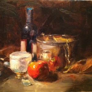 Silver Cachepot by Lina Ferrara