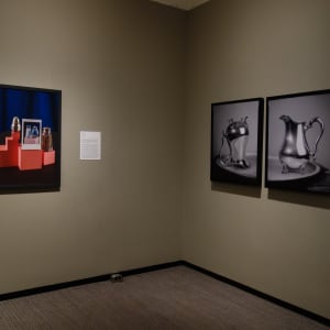 Everyday Objects: The Enduring Appeal of Still Life | Boise Art Museum by Brooke Burton  Image: Installation View [Rostrum, left, Down/Up, right]