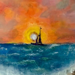 Peace Be Still,  Mark 4:39 by Rebecca Viola Richards, Image 1.