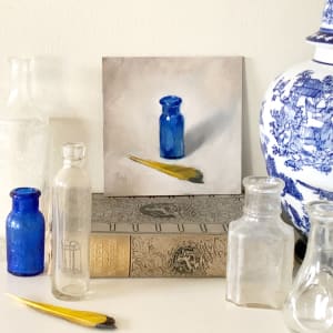 Cobalt and Gold by Rebecca Finch 