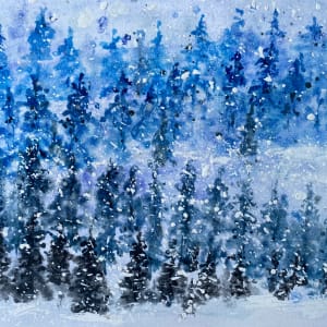 Snowy Woods by Wanda Fraser