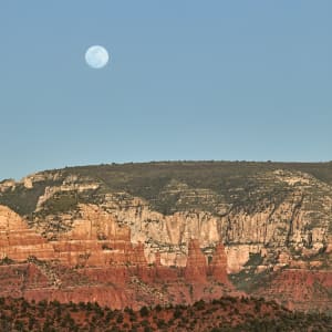 Sedona Moon Rise 1/10 by Kent Burkhardsmeier