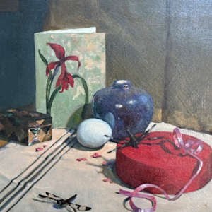 Dragonfly Vanitas by Bruce North Artwork