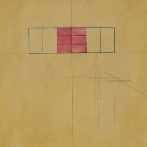 Golden Ratio with Pink Rectangle by Jude Barton