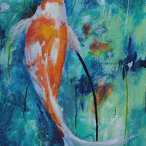Koi Pond by Sue Dion