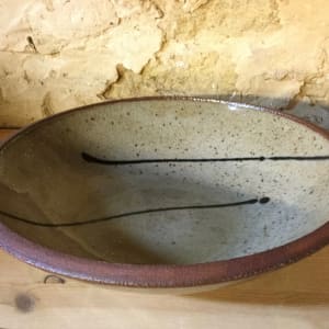 Raw Rim Stoneware Bowl by Carol Naughton