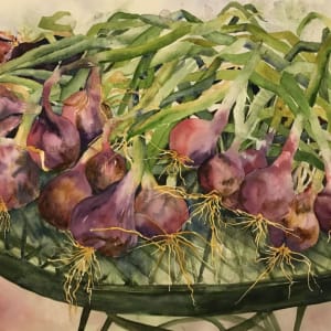 Red Onion Harvest by Elizabeth Sawyer Kelly