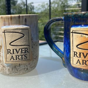 River Arts 20th Anniversary Mugs by Amber Gavin