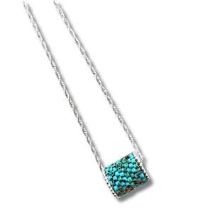 Barrel Pendant-Turquoise by Diana Ferguson