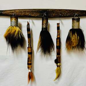 Council of the Gate KEngen-84E by Katherine Engen  Image: Brush shown here, first brush on the right