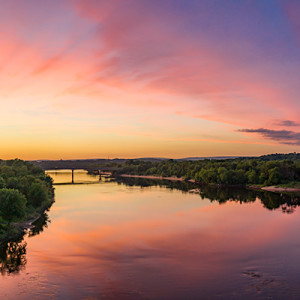 River Sunset by Kurt Eakle