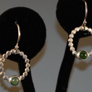 Jade Earrings by Susan Baez, Image 1.