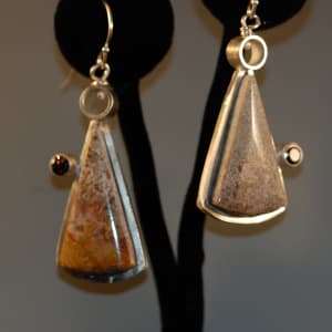 Sagenite Earrings by Susan Baez 