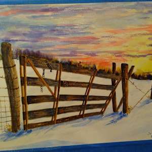 Winter Sunset (NFS) by Jude Hanna