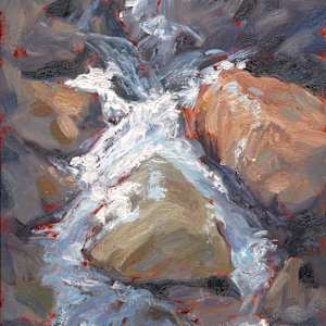 Bear Creek, Splashing by Leslie Ann Hauer