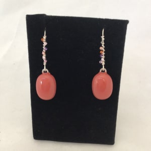 Beaded Wire Drop Earrings (click for more color options) by Patti Fowler 