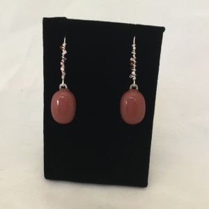 Beaded Wire Drop Earrings (click for more color options) by Patti Fowler 