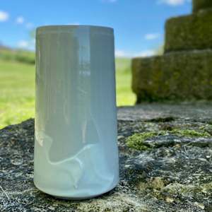 Vase (Gray/white) by Carol Naughton