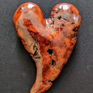 Burl Heart I by Jim Lynes
