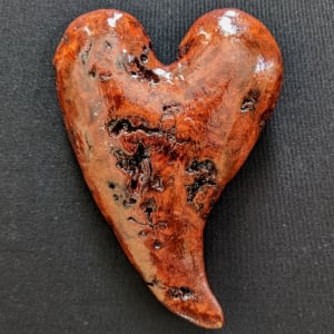 Burl Heart I by Jim Lynes 