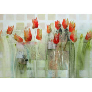 Tulips (Unframed print) by Roberta Condon