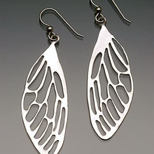 Large Dragonfly Earrings by Georgia Weithe