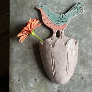 Bird Wall Vase by Alyssa Martz 