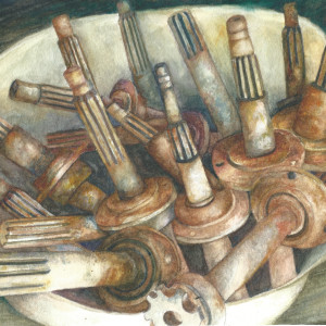 Bucket of Shafts (Transmission Input Shafts) by Katherine J Ford