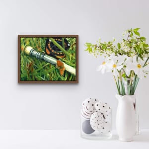 Butterfly Rod by Katherine J Ford  Image: Butterfly Rod Painting on a wall